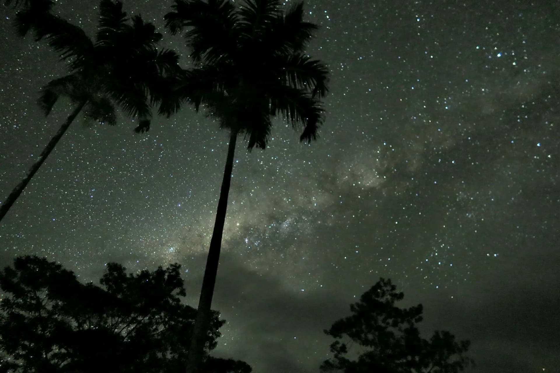 Camping under the stars